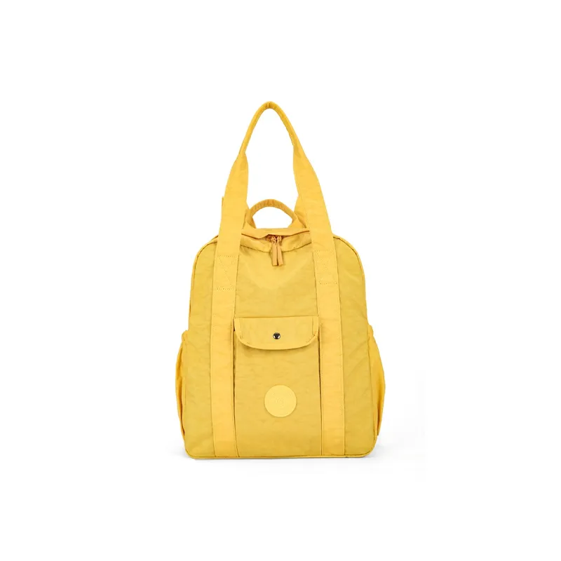 Yalu Nylon Backpack Regular Unisex Gray/Black/Purple/Yellow/Khaki/Blue-5