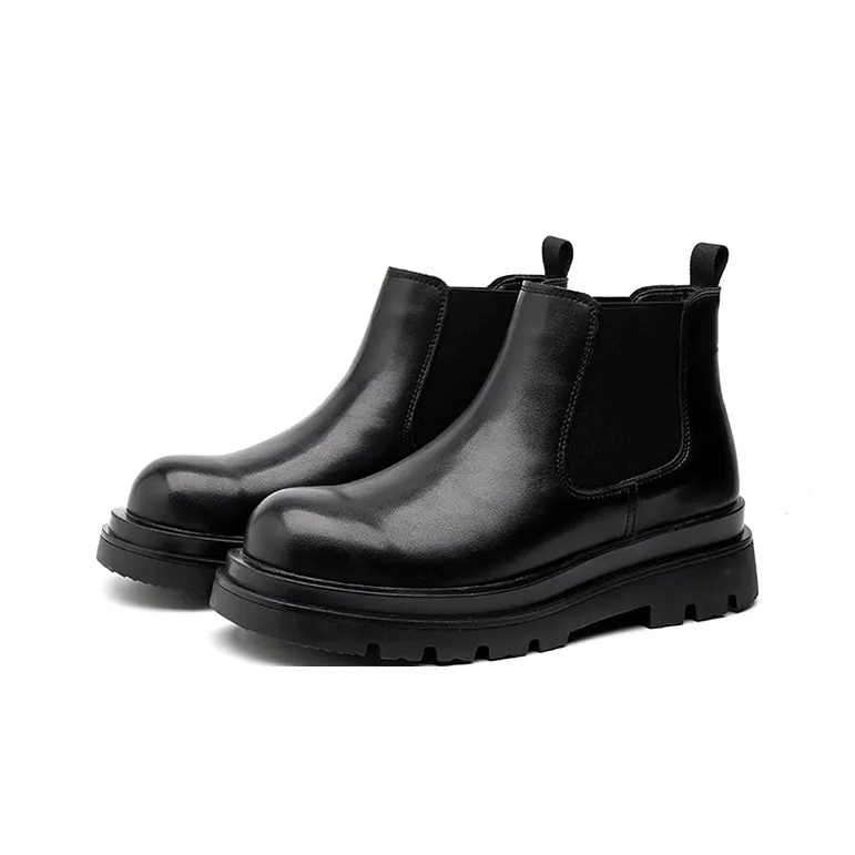 GZZ Chelsea Boots Men Black-2