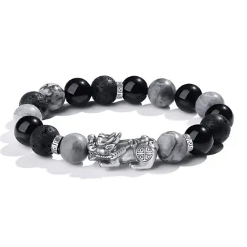 Red All Year Round Agate Bracelets Men's