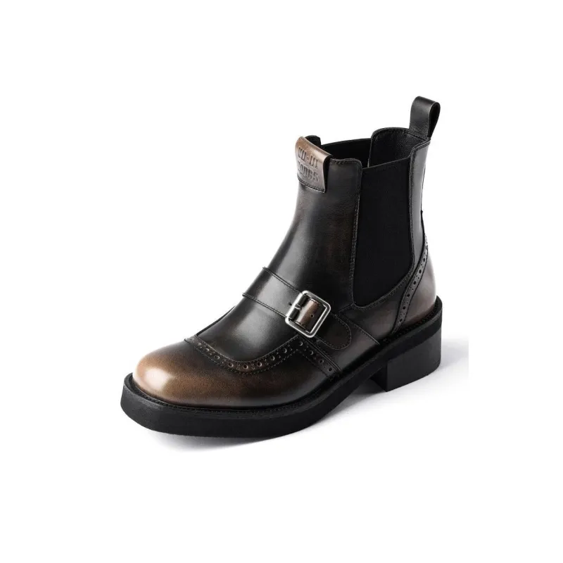 73Hours Enchanting Vintage Short Chelsea Boots Women's-5