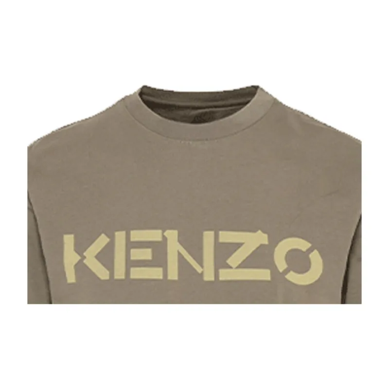 KENZO Letter Logo T-Shirt Men's Brown-4