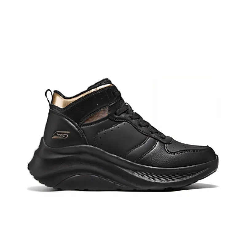 Skechers BOBS Sport Anti Slip Wear Resistant Mid Top Casual Shoes Women's Black-2