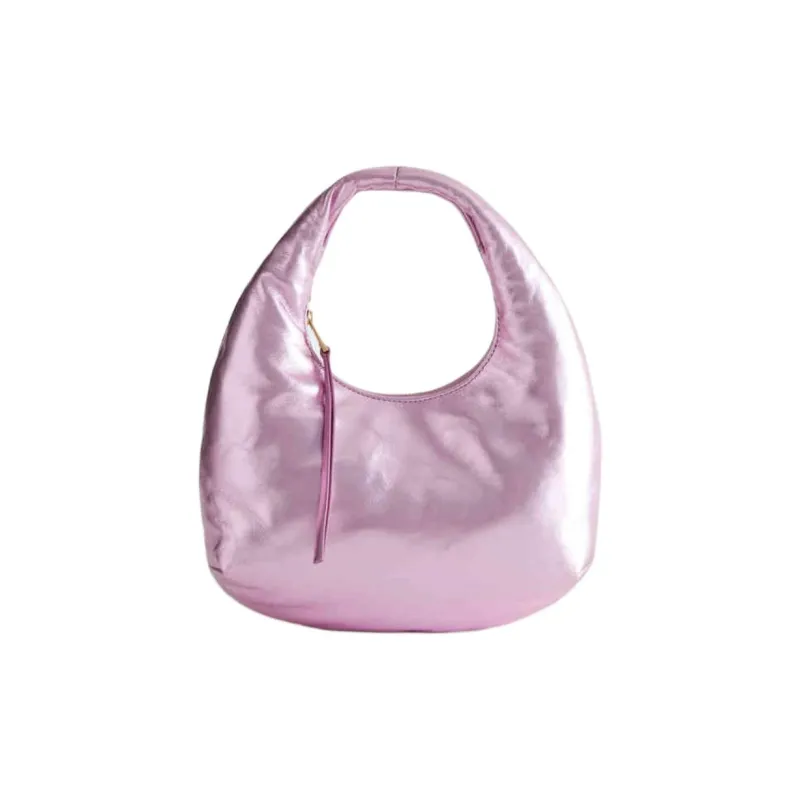 Other Stories Sheepskin Handbag Small Size Women's Lilac-0