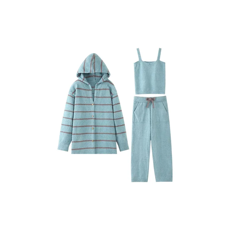 O'MESIK Pajama Set Women's Blue-0