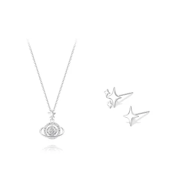 BLANK IN BLANK Sterling Silver Necklaces Women's Anniversary Bestie Girlfriend Couple Birthday Gift Girl