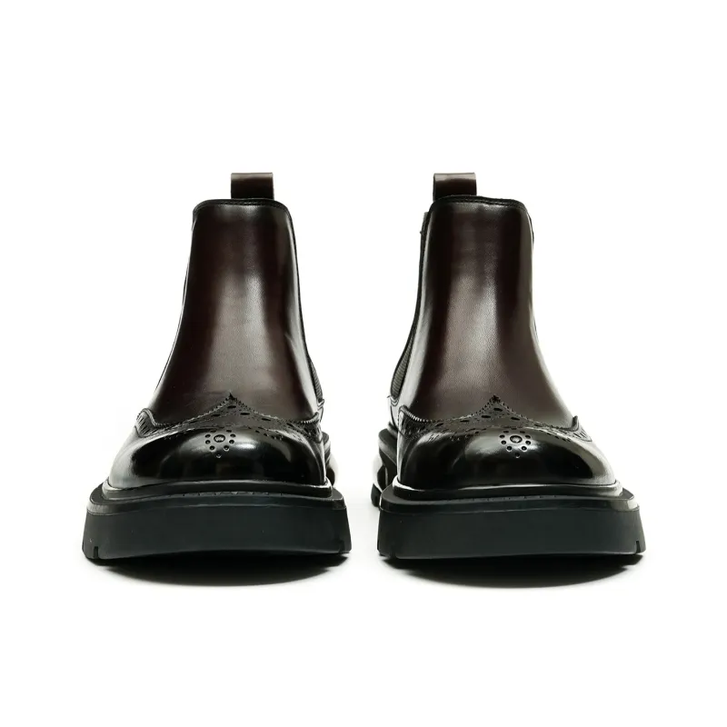 ASTON M.JAZZ Short Chelsea Boots 3.3cm Men's-13