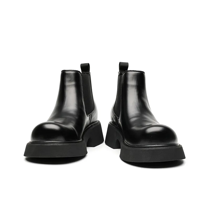 GZZ Crew Chelsea Boots Men's Black-4
