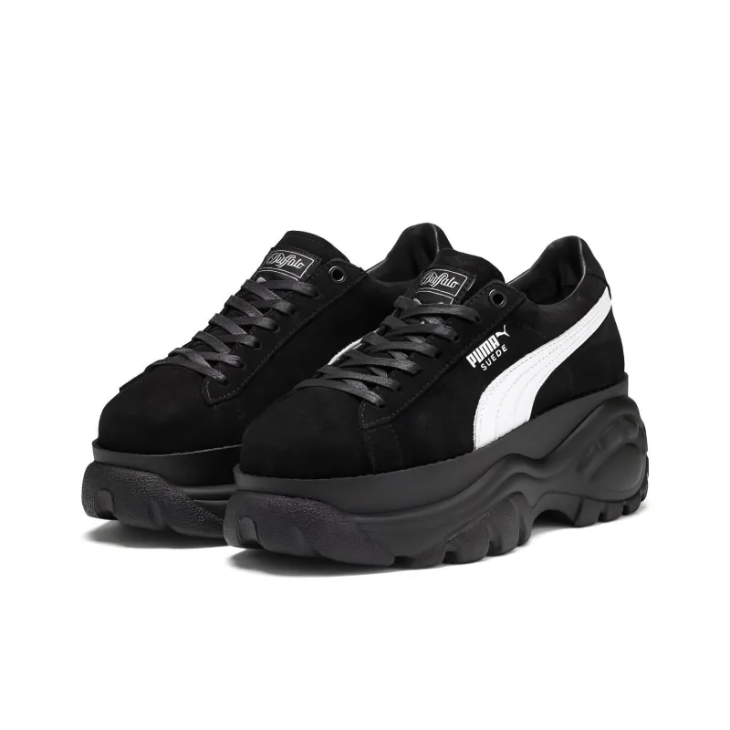 PUMA Buffalo X Suede Platform 'Black' Women's-1
