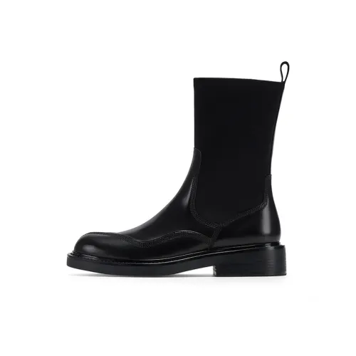 GG-CC Vintage Ankle Boots Elastic Boots Short Fashion Platform Chelsea Boots 3.5cm Women's great