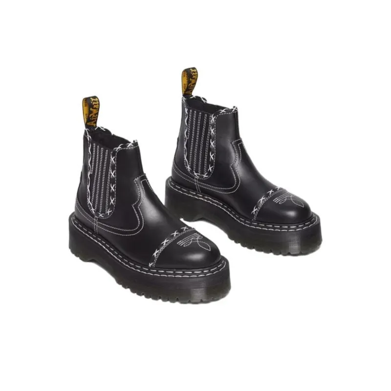 Dr.Martens 2976 Short Chelsea Boots Unisex Black-3