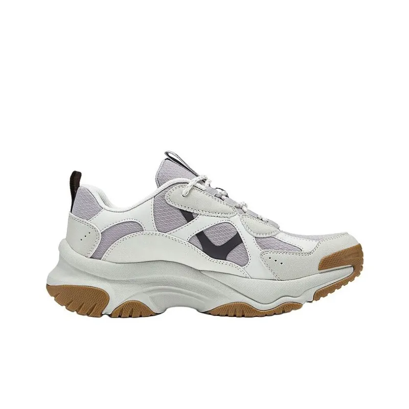 Skechers Street Anti Slip Wear Resistant Low Top Chunky Sneakers Women's Purple Gray-1