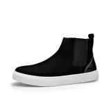 Black Upper White Sole