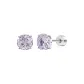 Light Purple Millennium Rose Stud Earrings[1 Pair]