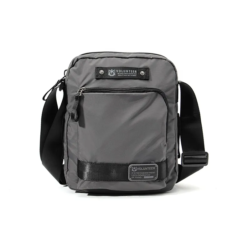 Volunteer Casual Backpack Oxford Cell Phone Pouch Shoulder Bag Crossbody Bag Large Size Men's Multicolor-3