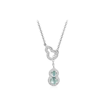 Bermuda Eyes Ice Glutinous Jadeite Necklaces Women's