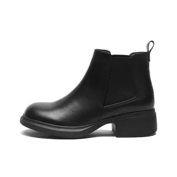 Satchi Short Chelsea Boots 4cm Women's Black