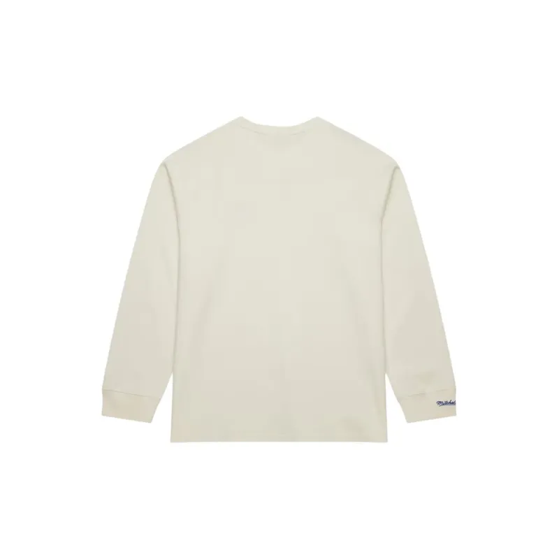 Mitchell & Ness x NBA New York Knicks Lifestyle Sweatshirt Unisex Beige Yellow-1