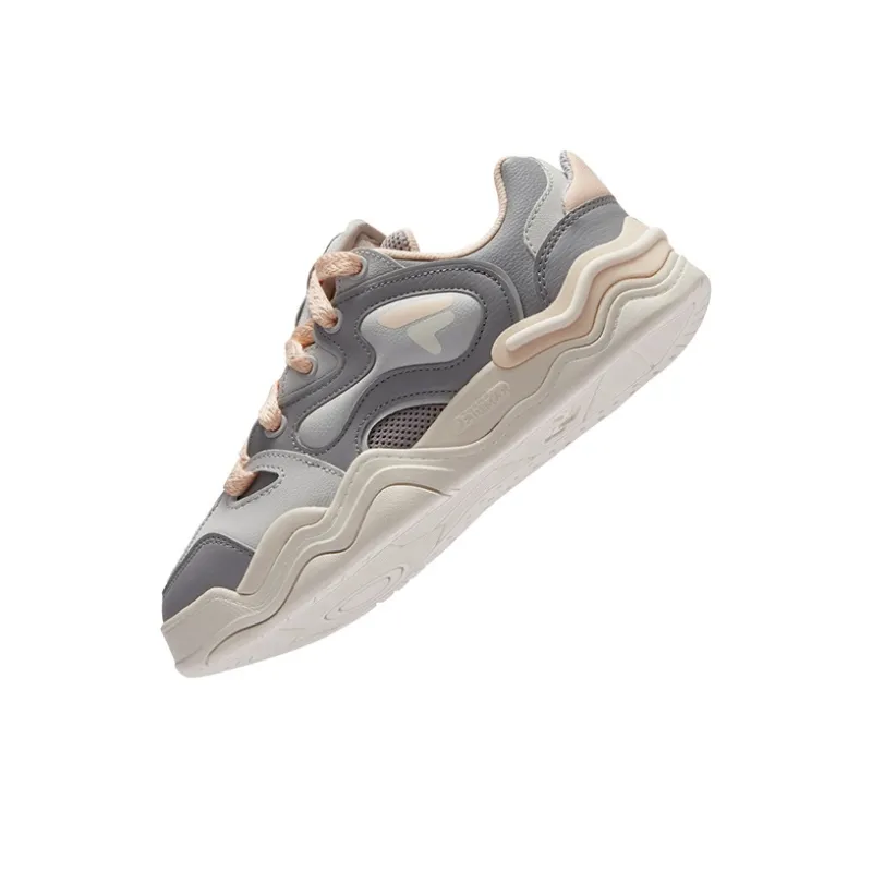 FILA FUSION KICKDX Abrasion Resistant Low Top Skateboard Shoes Women's Gray-2