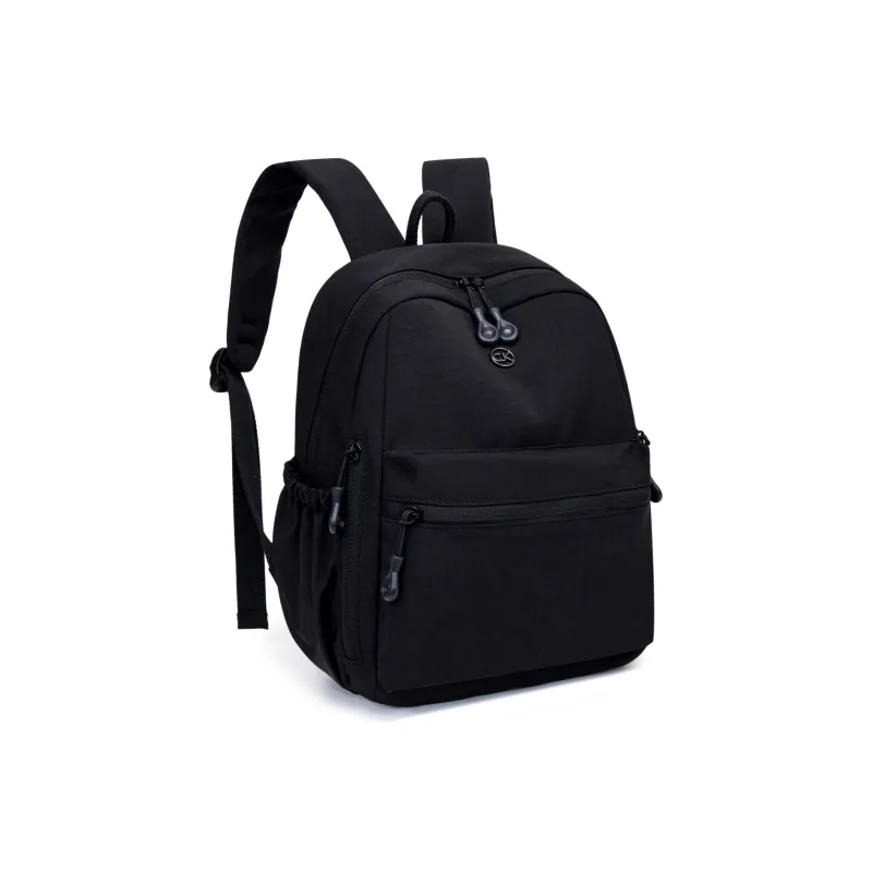 Yalu Oxford Backpack Women's Ivory/Black/Mint Green/Dusty Pink-7