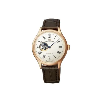 ORIENT Automatic Mechanical Movement Leather Watch Bands Watch Women's Watch Silver Dial