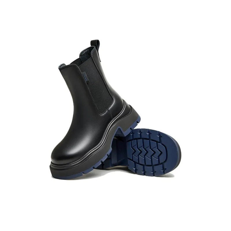 TATA Chelsea Boots Women's Black Fleece Lined/Black Unlined-4
