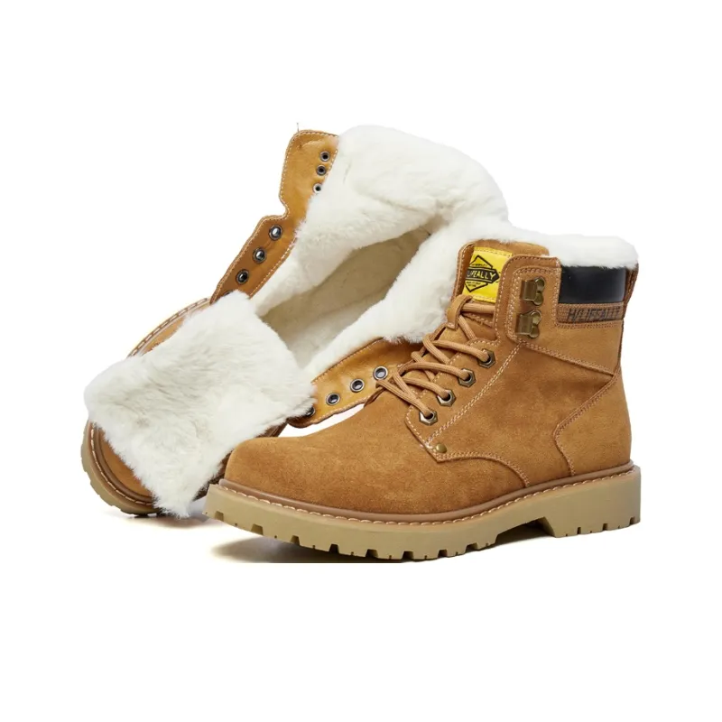 HLA Outdoor Boots Men Yellow-17