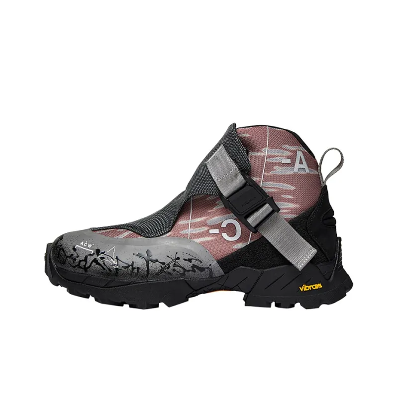 ROA x A COLD WALL* Slip Resistant Ankle Length Outdoor Hiking Boots Unisex Black-4
