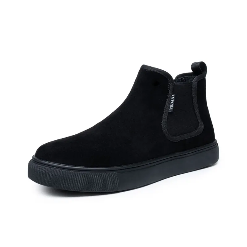YEDANI Short Chelsea Boots Men's Black-1