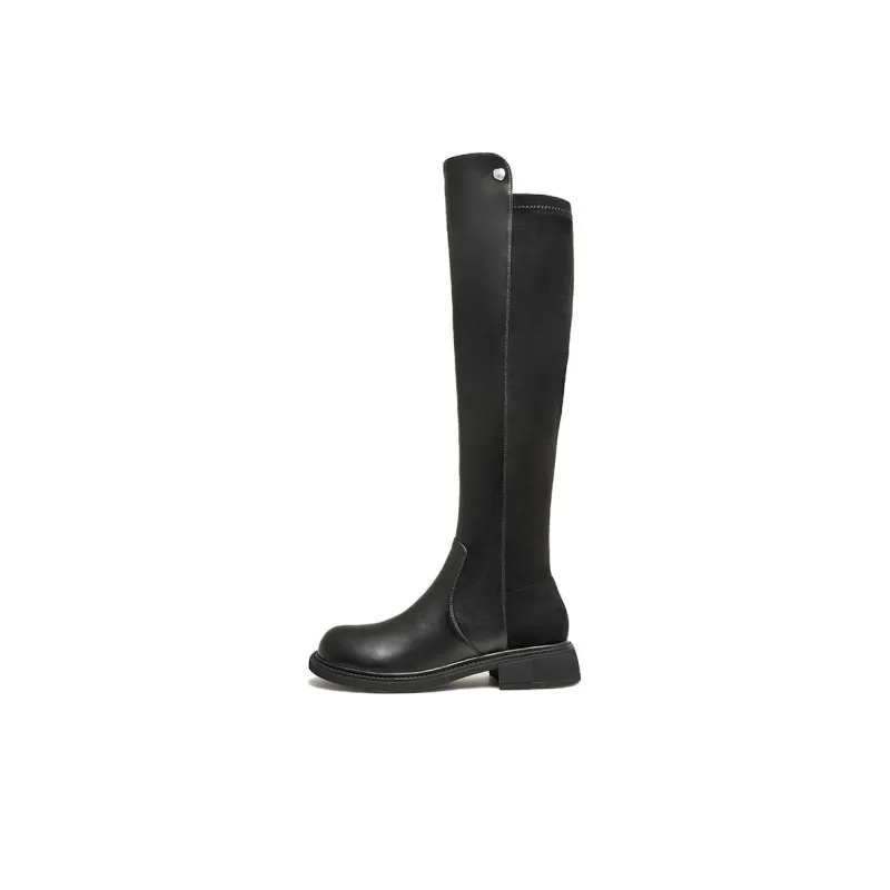 Tata Over the knee Boots 3.5cm Women's Black-0