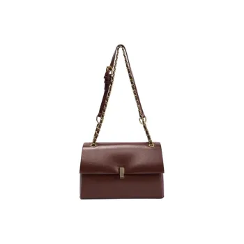 JOSINY Synthetic Leather Messenger Bag Shoulder Bag Medium Size Women's Coffee