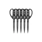 5-Piece[Length 210mm]Rust-Resistant Anti-Stick Black Blade Scissors