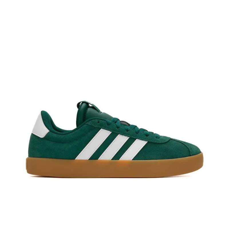 Adidas VL COURT 3.0 Anti Slip Wear Resistant Low Top Skateboard Shoes Unisex Green White-1