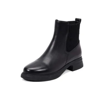 PT'SON Short Chelsea Boots 4cm Women's Black