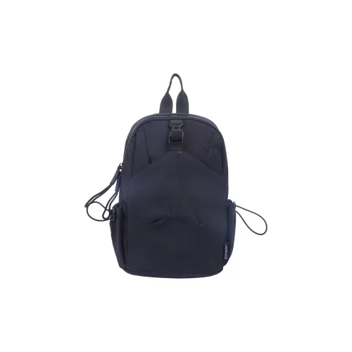 Yalu Nylon Backpack Regular Women's Black Yellow/Khaki/Army Green/Blue