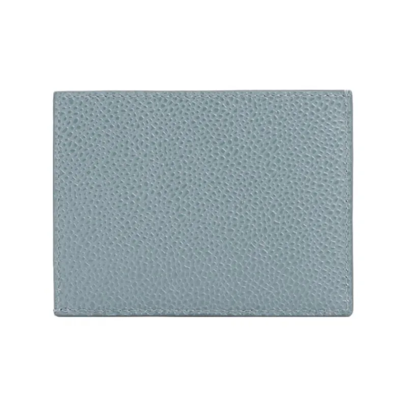 THOM BROWNE· Calfskin Card Clip Card Holder Men's Blue-1