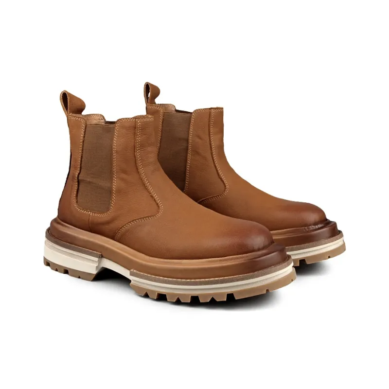 LOHAN·SIR Short Chelsea Boots Platform Men's-1