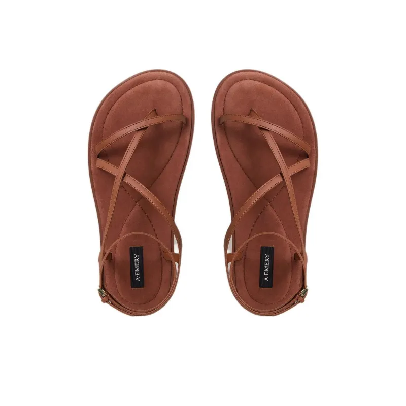 A.EMERY Edna Strap Sandals Women's Red Brown-3