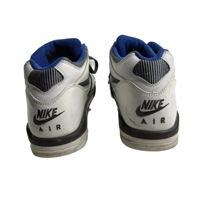 Nike Air Flight 89 Anti Slip Wear Resistant Mid Top Vintage Basketball Shoes Men's White-2