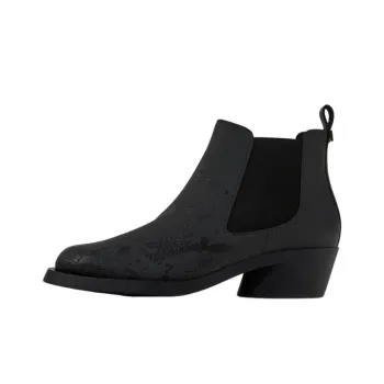 CAMPER Bonnie Short Chelsea Boots Women's Black