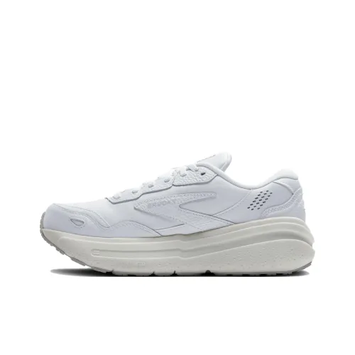 Brooks Ghost Ma Anti Slip Wear Resistant Low Top Casual Running Shoes Men's White
