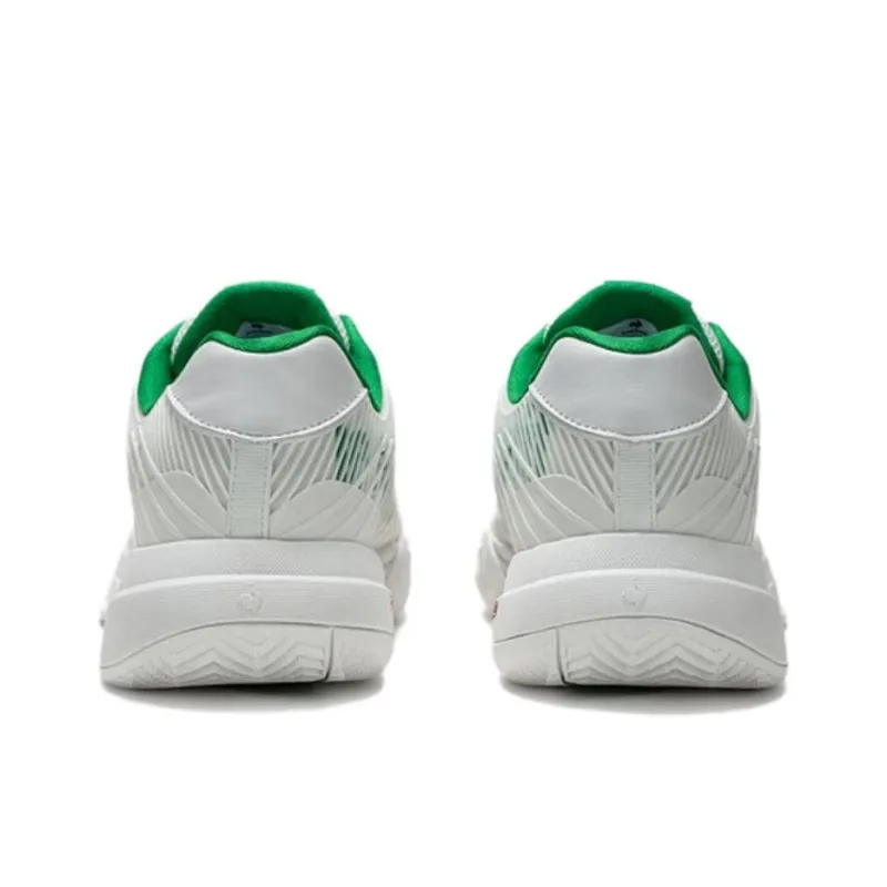 Le Coq Sportif Breathable Tennis Shoes Unisex White Green-3