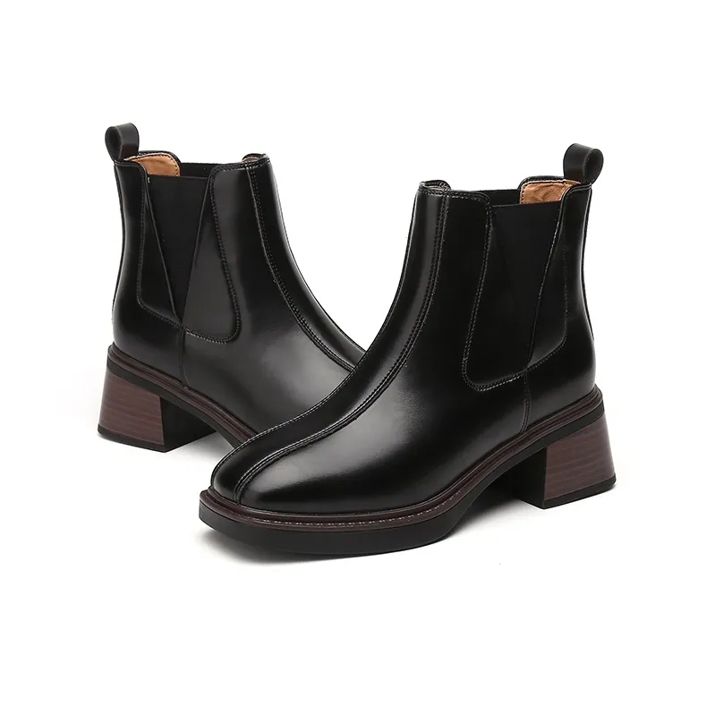DAPHNE Short Chelsea Boots 6cm Women's-9