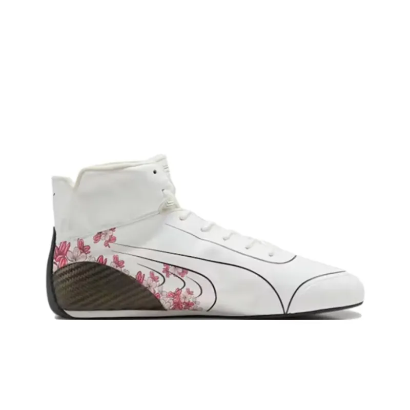 PUMA Speedcat Pro Cushioning Wear-Resistant Mid-Top Outdoor Shoes Men's White Pink-1