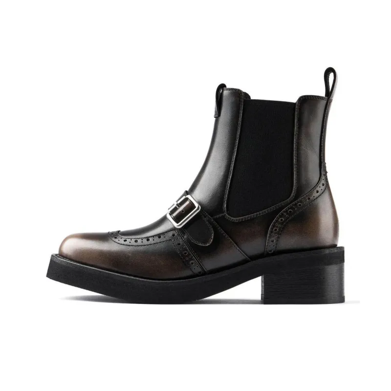 73Hours Enchanting Vintage Short Chelsea Boots Women's-4