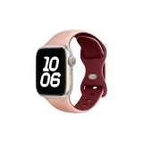 Pink & Burgundy/Butterfly Clasp Silicone