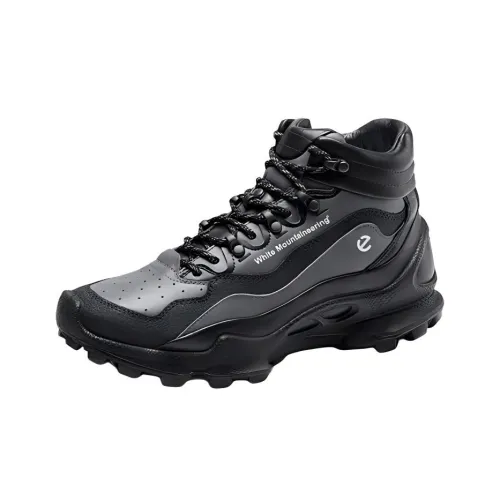 White Mountaineering x Ecco BIOM Capsule High Top Outdoor Shoes Women's Black