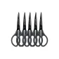 5-Piece[Length 180mm]Rust-Resistant Anti-Stick Black Blade Scissors