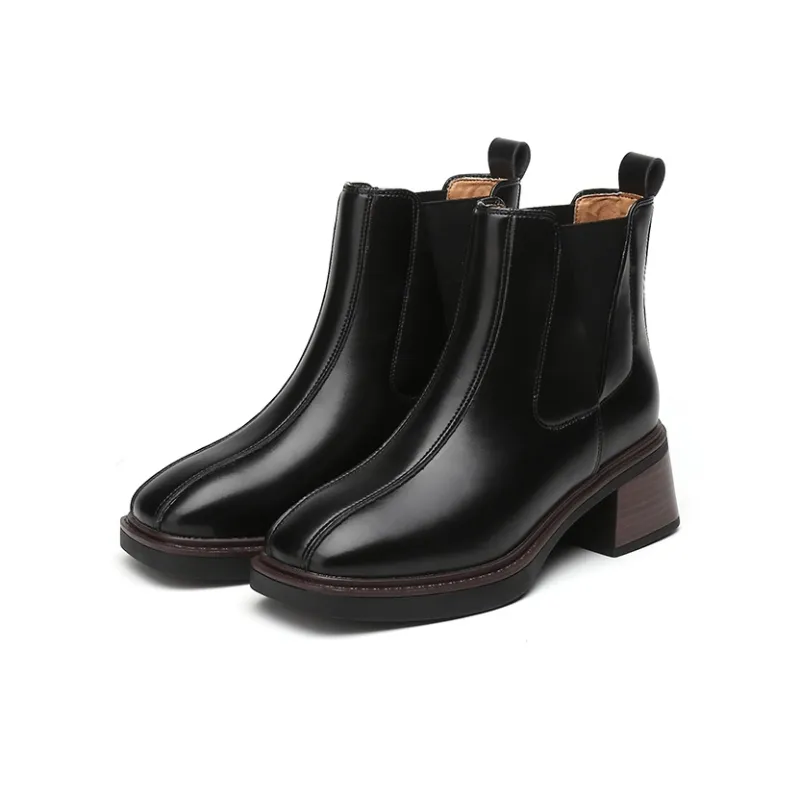 DAPHNE Short Chelsea Boots 6cm Women's-10