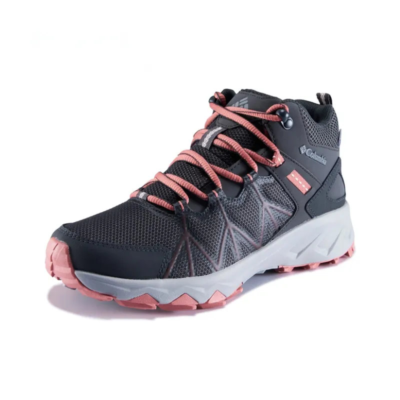 Columbia Peakfreak 2 Anti Slip Wear Resistant Mid Top Hiking Shoes Women's Gray-1