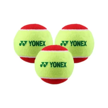 YONEX Tennis Balls Propylene Synthetic Resin+Nylon+Rubber Indoor Outdoor Court Kids' Diameter 75mm Green/Red